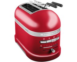 Kitchenaid Broodrooster - Artisan - Toaster met 2 sleuven en verwijderbaar kruimelbakje - Rood