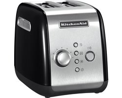 KitchenAid Broodrooster met 2 sleuven - Automatisch - 5KMT221EOB - Onyx Zwart