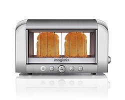 Magimix - Vision Toaster - Mat Chroom - Quartz techniek - 8 standen