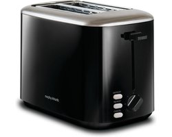 Morphy Richards 222064 broodrooster 2 snede(n) 800 W Zwart