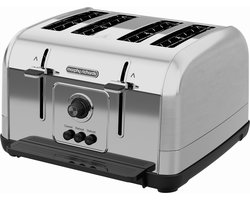 Morphy Richards 240130 broodrooster 4 snede(n) 1800 W Geborsteld staal