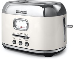 MS-120SC - Muse broodrooster, 1.000 W, creme