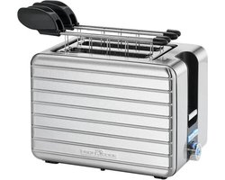 ProfiCook - TAZ 1110 - broodrooster - met tostiklemmen - RVS