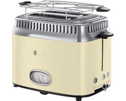 Russell Hobbs 21682-56 Retro Vintage Cream Broodrooster - Crème