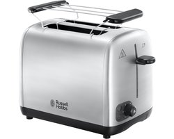 Russell Hobbs 24080-56 Adventure RVS Broodrooster - 2 Snedes