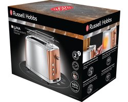 Russell Hobbs 24290-56 Luna Copper Broodrooster - Zilver