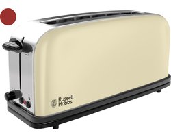 Russell Hobbs Colours Plus+ 21395-56 - Extra lange Broodrooster - Creme