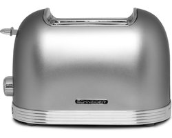 Schneider Retro Broodrooster 2 sleuven - SCTO2S - Silver