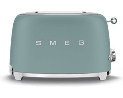 SMEG TSF01EGMEU - Broodrooster - Mat Emerald Green - 2x2 - 950W - 6 niveaus