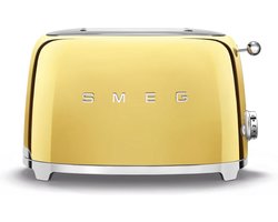 SMEG TSF01GOEU - Broodrooster - Goud - 2x2 - 950W - 6 niveaus