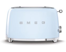 SMEG TSF01PBEU - Broodrooster - Pastelblauw - 2x2 - 950W - 6 niveaus