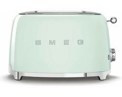 SMEG TSF01PGEU - Broodrooster - Watergroen - 2x2 - 950W - 6 niveaus