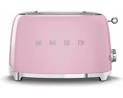 SMEG TSF01PKEU - Broodrooster - Roze - 2x2 - 950W - 6 niveaus