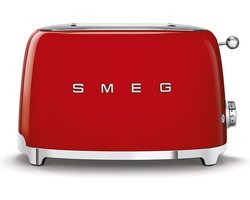 SMEG TSF01RDEU - Broodrooster - Rood - 2x2 - 950W - 6 niveaus