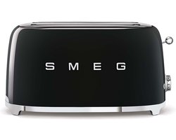 SMEG TSF02BLEU - Broodrooster - Zwart - 2x4 - 1500W - 6 niveaus