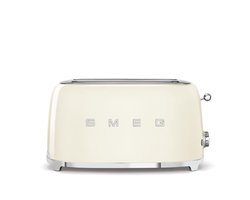 SMEG TSF02CREU - Broodrooster - Crème - 2x4 - 1500W - 6 niveaus