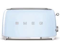 SMEG TSF02PBEU - Broodrooster - Pastelblauw - 2x4 - 1500W - 6 niveaus