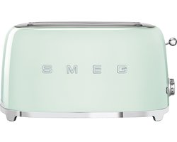 SMEG TSF02PGEU - Broodrooster - Watergroen - 2x4 - 1500W - 6 niveaus