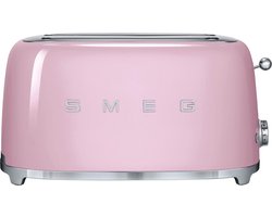 SMEG TSF02PKEU - Broodrooster - Roze - 2x4 - 1500W - 6 niveaus