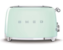 SMEG TSF03PGEU - Broodrooster - Watergroen - 4x4 - 2000W - 6 niveaus