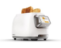 Tineco Toasty One broodrooster - LCD touchscreen - individueel roosteren - 2 sneden - RVS /wit