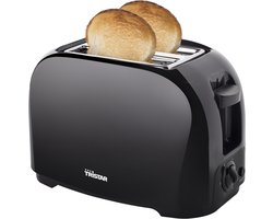 Tristar Broodrooster BR-1025 - 2 Sleuven - 6 Standen en Kruimellade - Voor 2 boterhammen - Toaster - Zwart