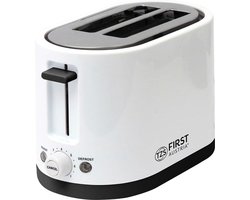 TZS First Austria Broodrooster - Toaster - 7 Warmteniveaus - 2 Extra Brede gleuven - 750W - Wit