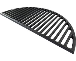 Grill Guru Cast Iron Half Moon Grid Large