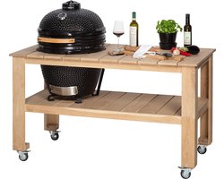 Heavenly Garden - BBQ Tafel - Buitenkeuken - Starter de Luxe - Afmetingen (LxBxH) 150 x 76 x 87 cm - Eikenhout