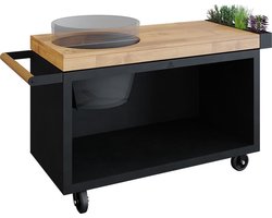 OFYR - KAMADO TABLE - ZWART - 135 PRO TEAKHOUT