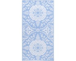 vidaXL - Buitenkleed - 120x180 - cm - PP - babyblauw