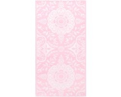 vidaXL - Buitenkleed - 120x180 - cm - PP - roze