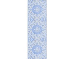 vidaXL - Buitenkleed - 80x250 - cm - polypropeen - babyblauw