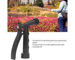 Heavy Duty Metalen Handheld Waterslang Mondstuk - Tuin Handdouche 5.5in Zinklegering - Slijtvaste Anti Lekkage - Watering Planten Wassen Auto's.