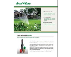 RainBird - type  5004+ PC Rotor - pop-up - sector sproeier - uitschuifhoogte 10 cm - 3 -4" bi.dr. - instelbaar van 40°-360° - voorzien van Flow shutoff - sproeibereik 7 -6 - 15 -2 meter - incl. 12 nozzles