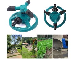 Roterende Tuinsproeier Sprinkler - Tuin Sproeier Met Tuinslang Koppeling - Beregening Cirkelsproeier Voor Gras/Planten/Gazon