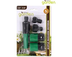 Tuinsproeier Koppel Set - Little Garden Voordeel Set - 5 Stuks 1/2 '-5/8