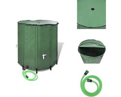 vidaXL Watertank - Watertanks - Water Tank - Water Tanks - Inklapbare Watertank 500L (Groen)