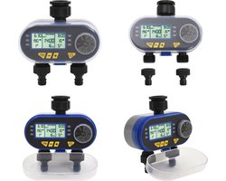 vidaXL Watertimer met dubbele uitgang automatisch digitaal - Digitale Watertimer - Digitale Watertimers - Automatische Watertimer - Automatische Watertimers