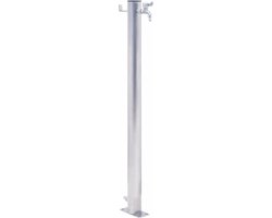 vidaXL - Waterzuil - rond - 80 - cm - roestvrij - staal