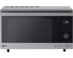 LG MJ3965ACS - 39L magnetron met Crisp & Stoomschaal - Snelle en gelijkmatige bereiding - Meer kook mogelijkheden - EasyClean™ coating - Smart Inverter motor