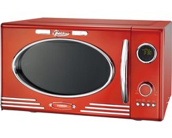 Melissa Vrijstaande Solo-Magnetron met Grill - 23 liter - 800W - Retro - 16330129 - Rood