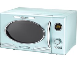 Melissa Vrijstaande Solo-Magnetron met Grill - 23 liter - 800W - Retro - 16330131 - Blauw