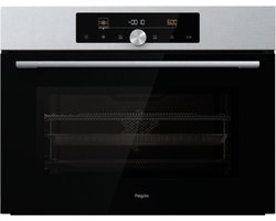 Pelgrim OM540RVS oven met magnetronfunctie | nis 45 cm | AirFry