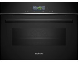 SIEMENS CM724G1B2 Combimagnetron iQ700 Compacte oven met magnetron 60 x 45 cm Zwart