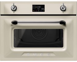 SMEG SO4902M1P - Inbouw oven - 45 cm - Combi-magnetron - Crème