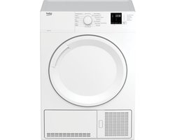 BEKO SLCS09W3 condensatie wasdroger - 9 kg - L60cm - Klasse B - Wit