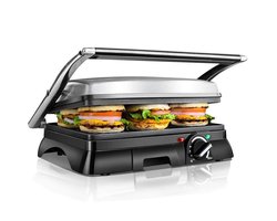 Aigostar Samson 30KLU - Contactgrill met Thermostaat - Panini Grill - 2000W