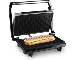 alpina Contactgrill - Tosti Apparaat - Anti-Aanbaklaag - 700W - RVS/Zwart