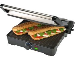 Bourgini Classic - Panini grill - Tosti grill - Contactgrill - 2000W